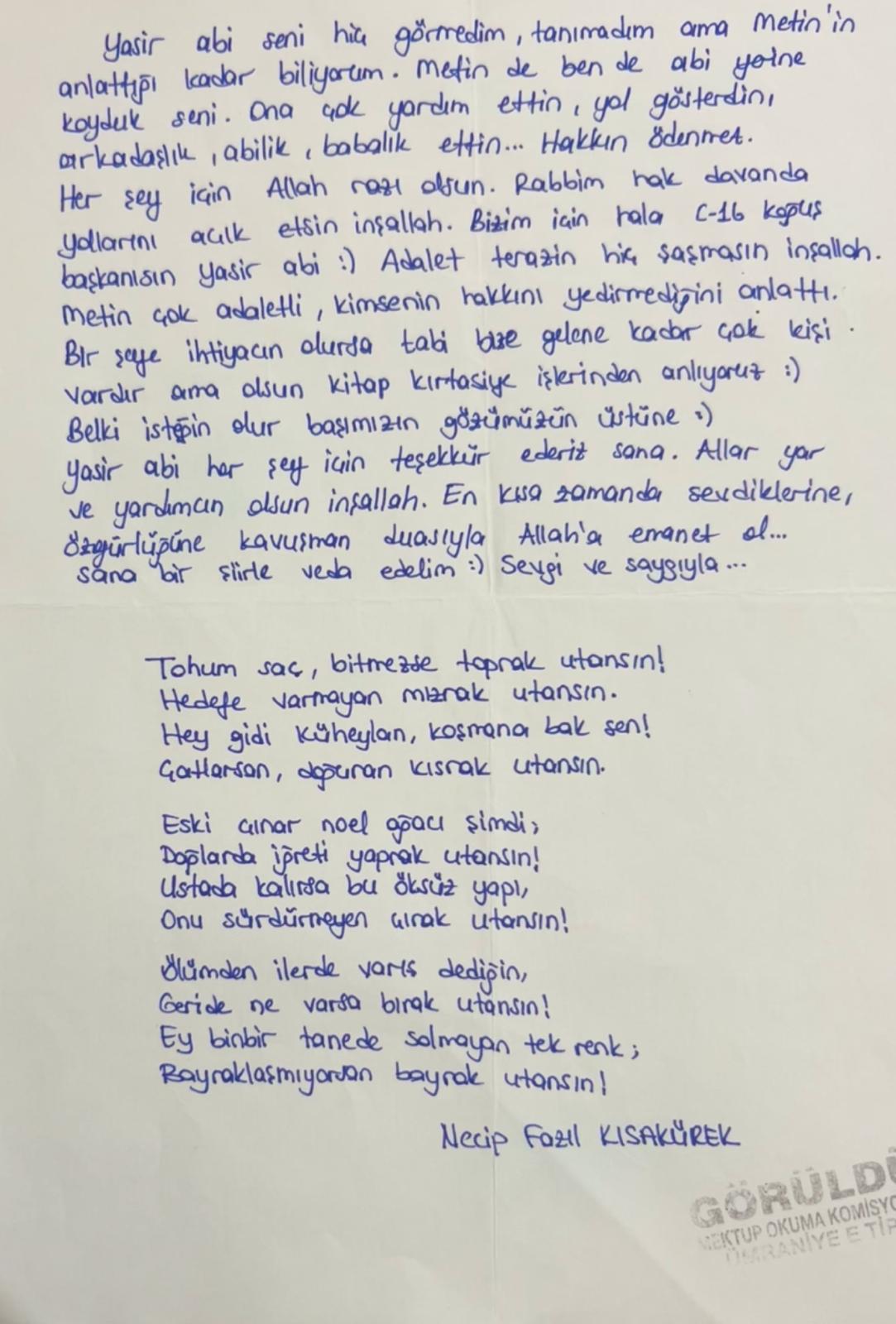 Sizden Gelenler