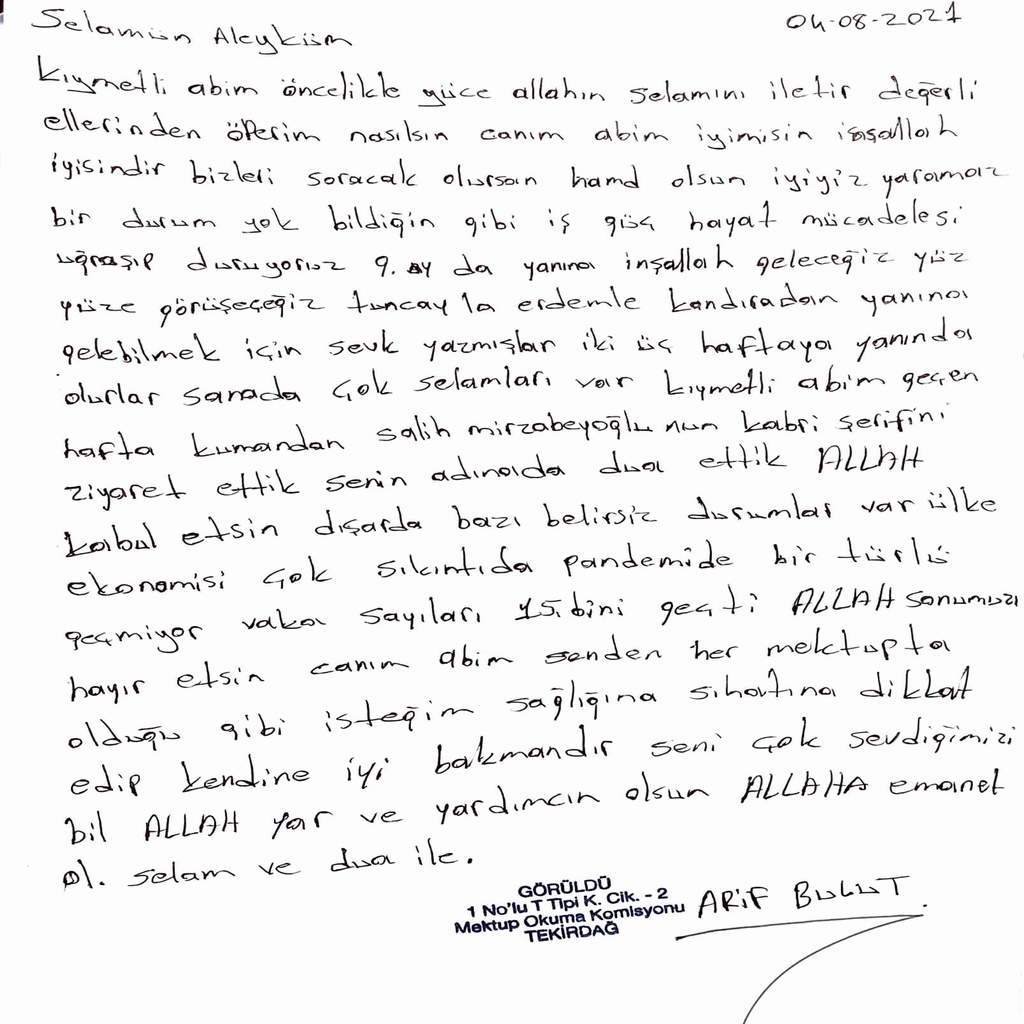 Sizden Gelenler Arif Bulut
