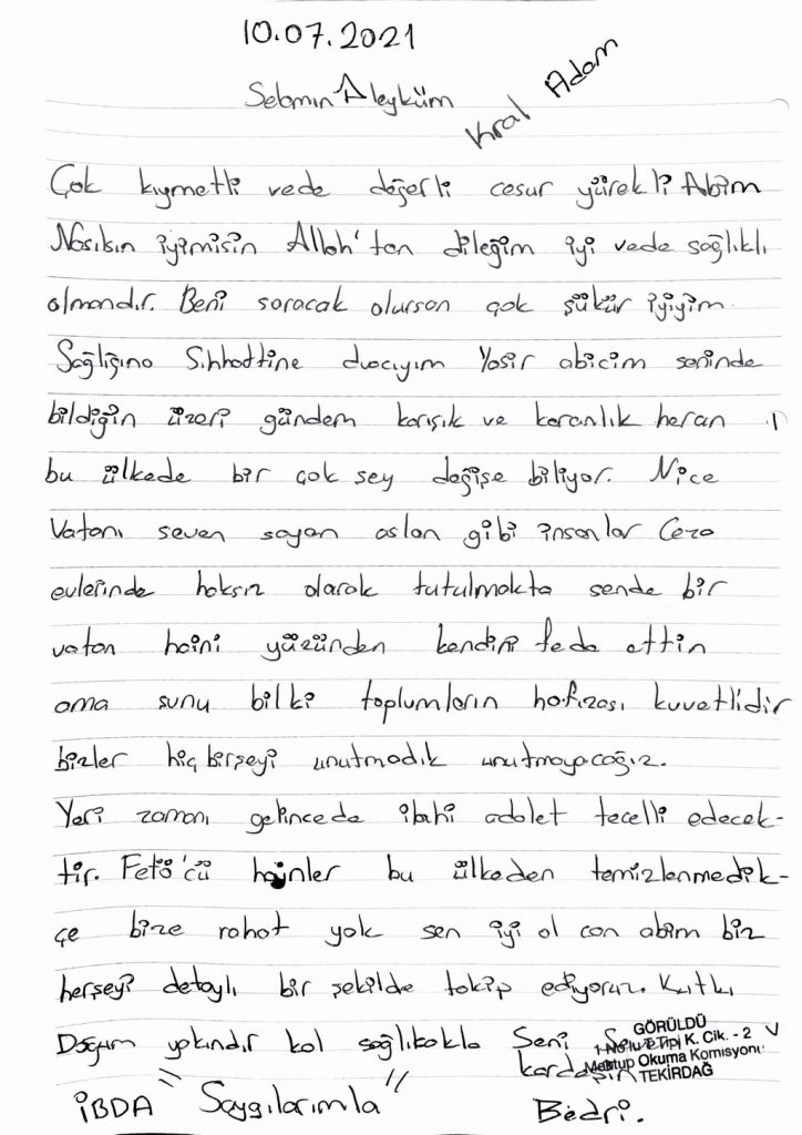 Sizden Gelenler Bedri