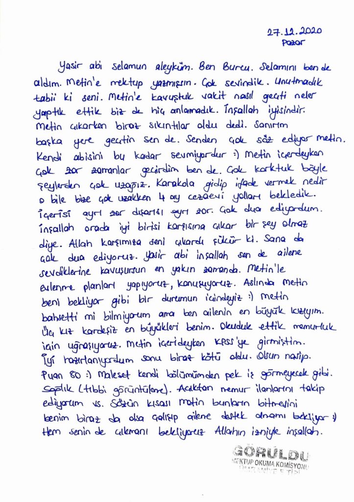 Sizden Gelenler Burcu