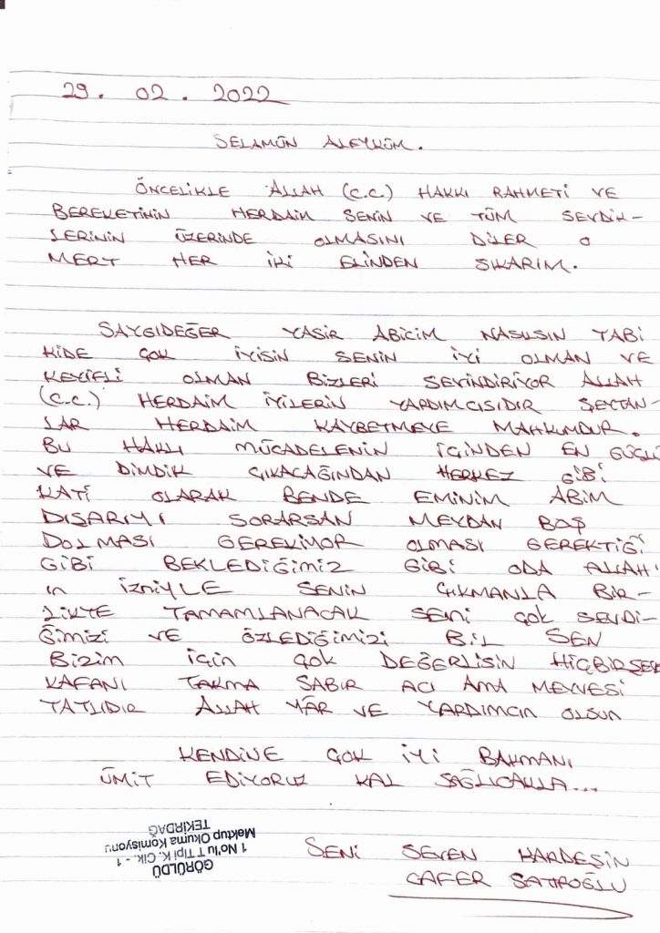 Sizden Gelenler Cafer Satıroğlu