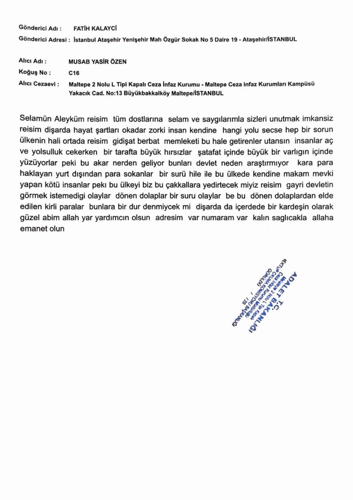 Sizden Gelenler Fatih Kalaycı