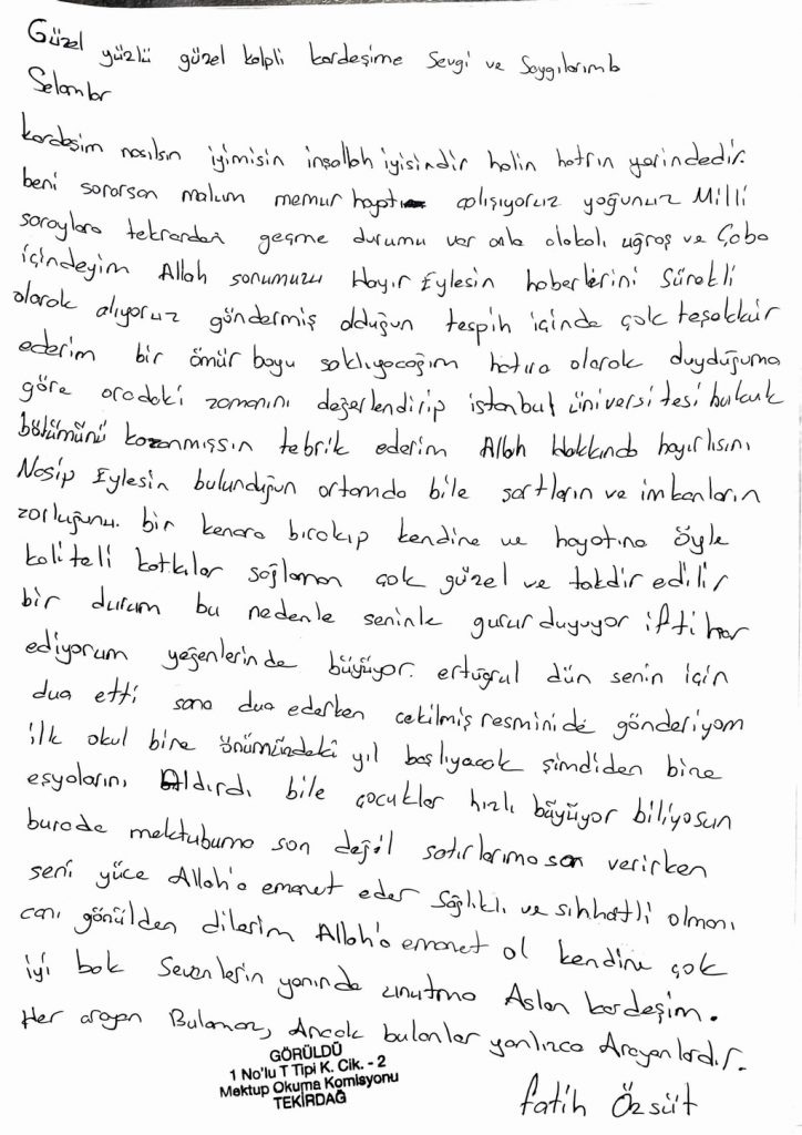 Sizden Gelenler Fatih Özsüt