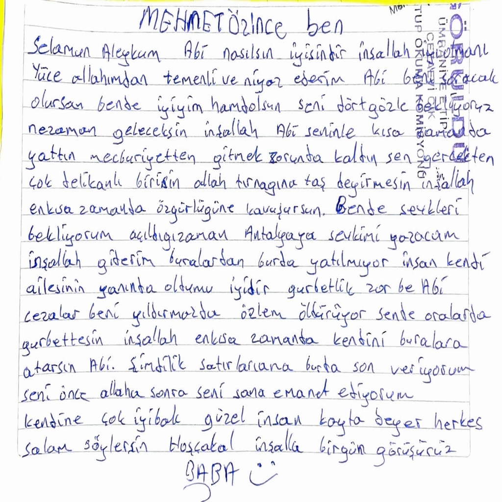 Sizden Gelenler Mehmet Özince