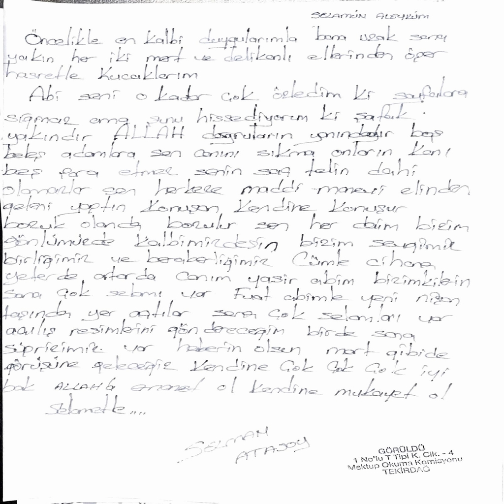 Sizden Gelenler Selman Atasoy