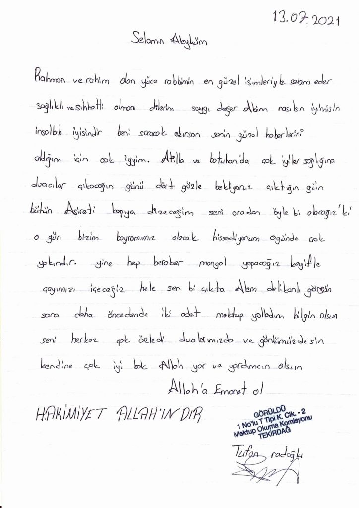 Sizden Gelenler Tufan Radoğlu