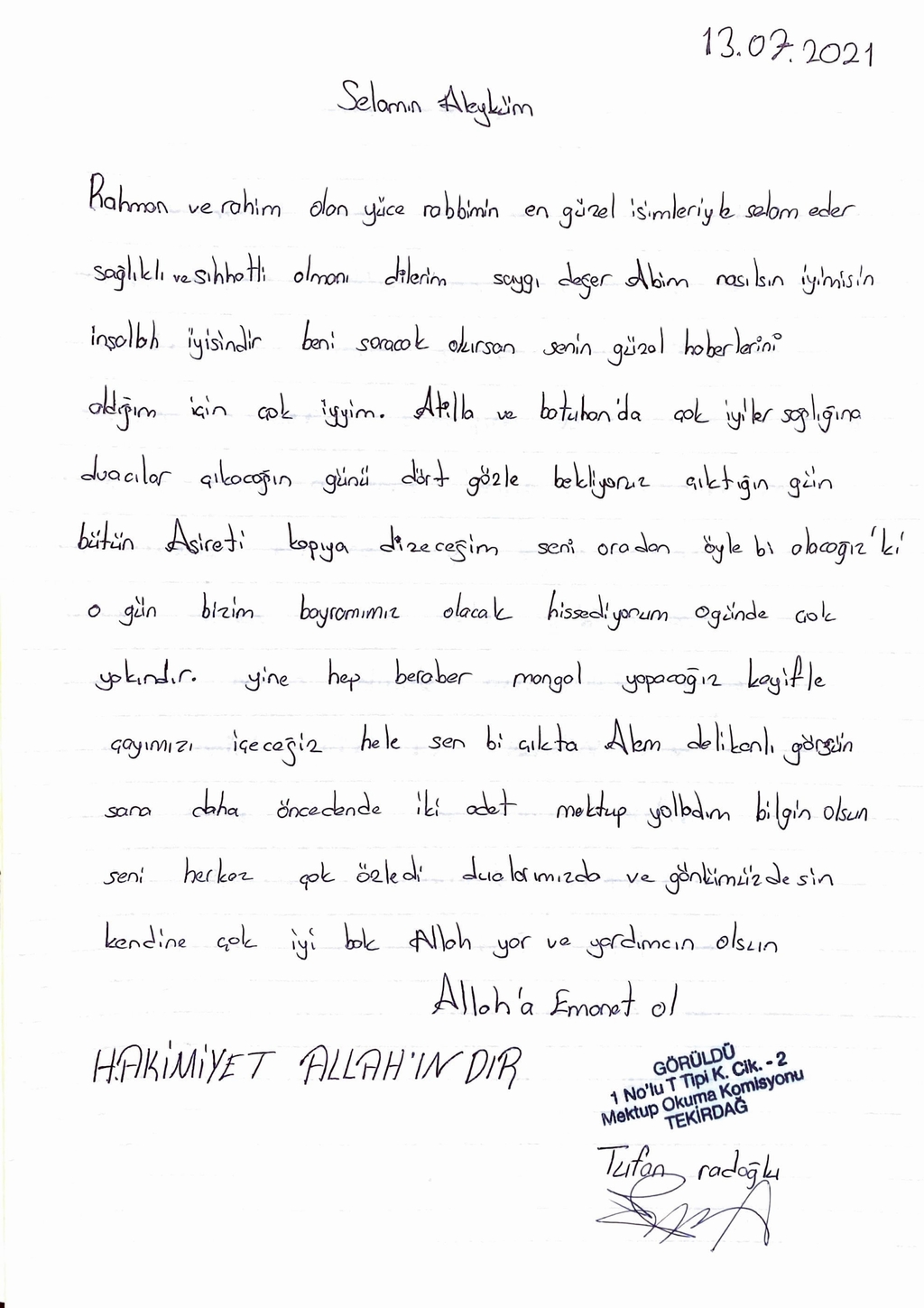 Sizden Gelenler Tufan Radoğlu