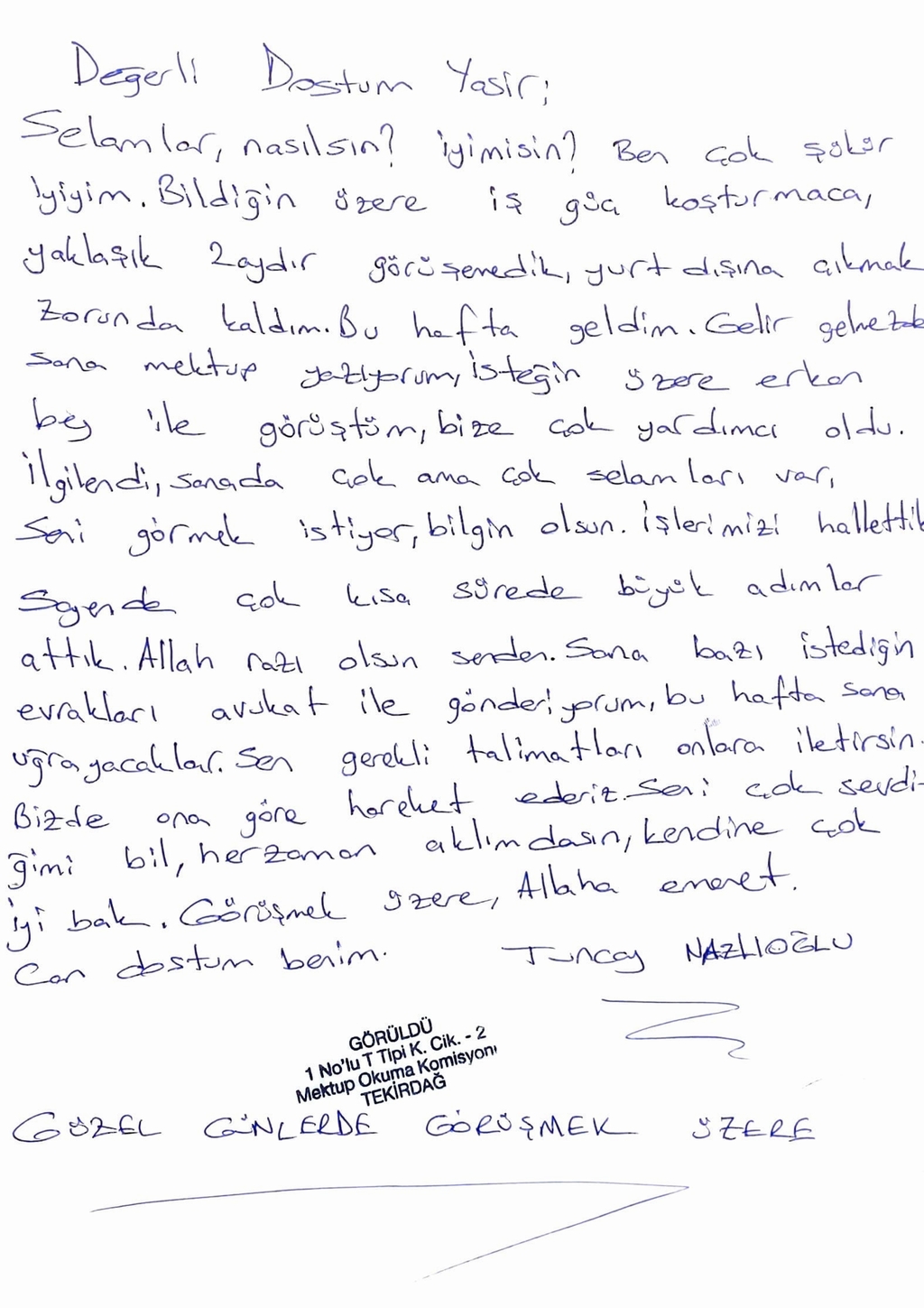 Sizden Gelenler Tuncay Nazlıoğlu