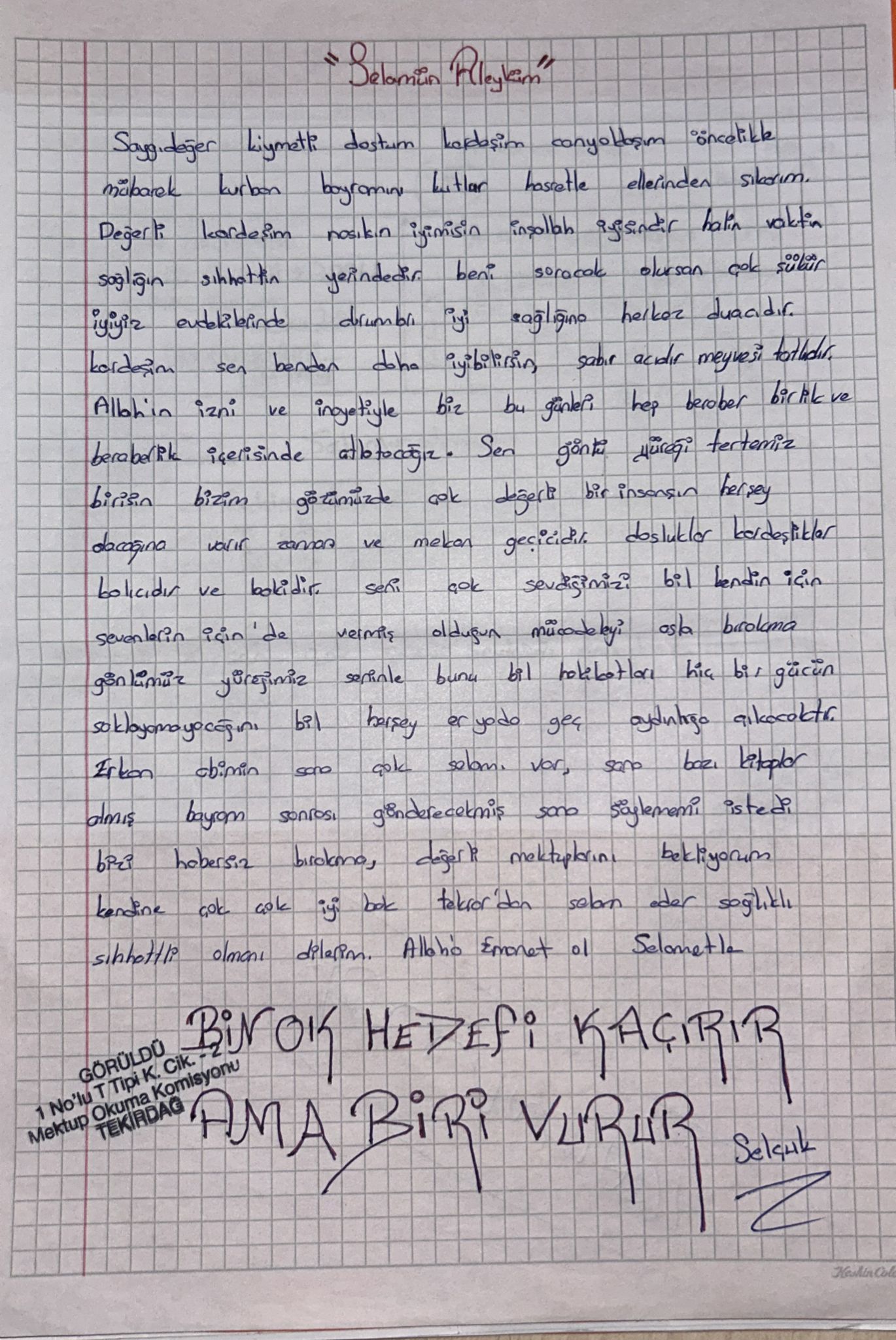 Selçuk Sizden Gelenler